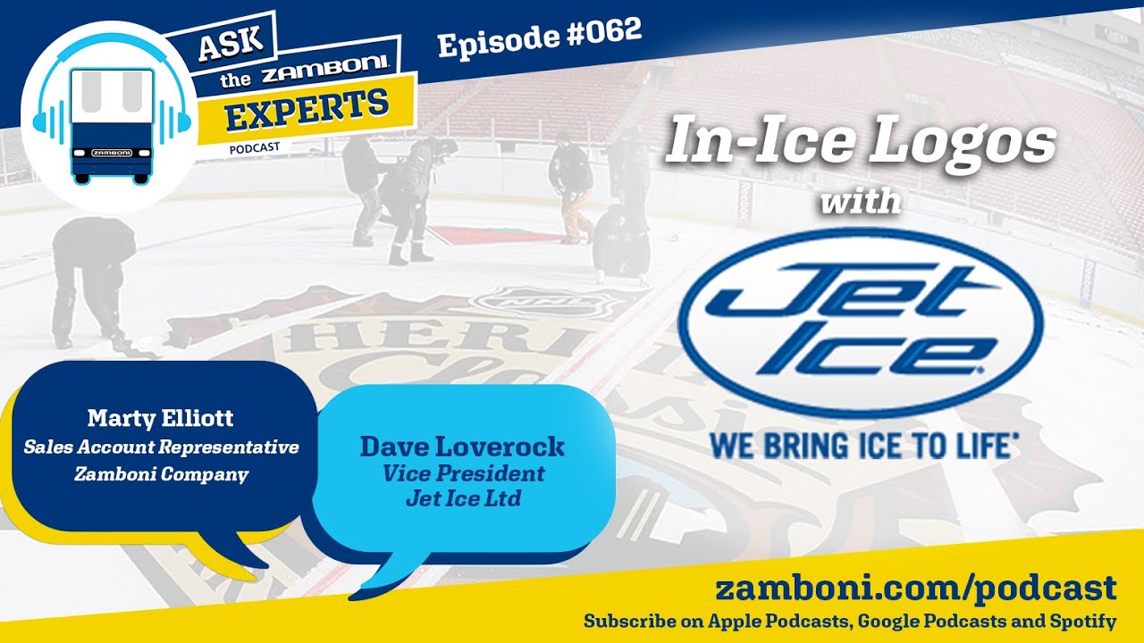 Ask The Zamboni Experts Podcast Episode In Ice Logos With Jet Ice