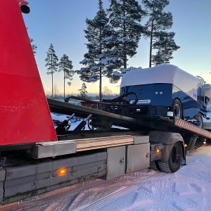 Model 612 in Lerum, Sweden ready for delivery