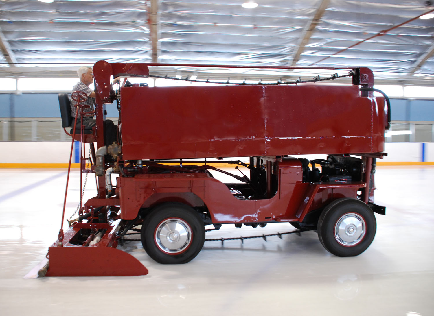 Zamboni Company Completes Restoration of Historic Machine Zamboni