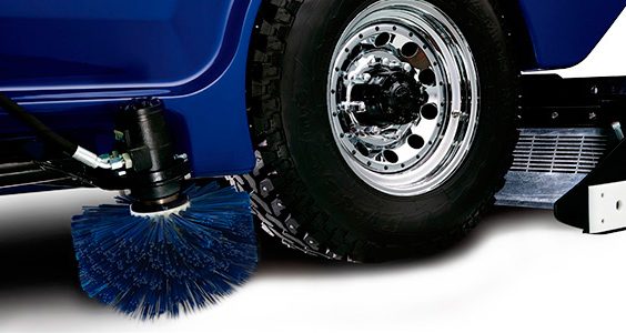 The unique design allows the brush to clean higher on the dasher board kick plate providing targeted cleaning and dramatically improved results.