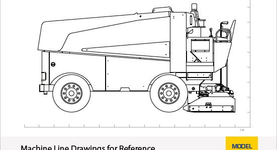 Machine Line Drawings for Reference and Vinyl Ad Wraps